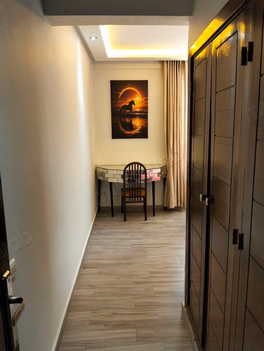 Appartement te huur in de wijk "Les Portes de Marrakech". 2 kamers. Gemeubileerd
