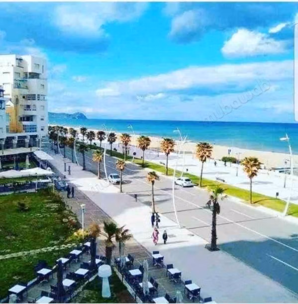 Furnished apartment with sea view in Martil