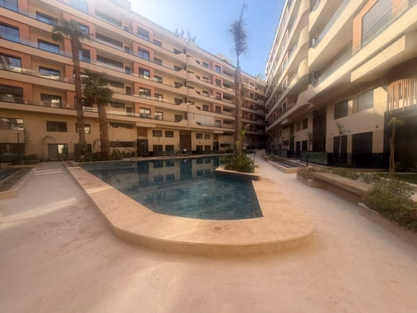 4 new apartments in a residence with a swimming pool