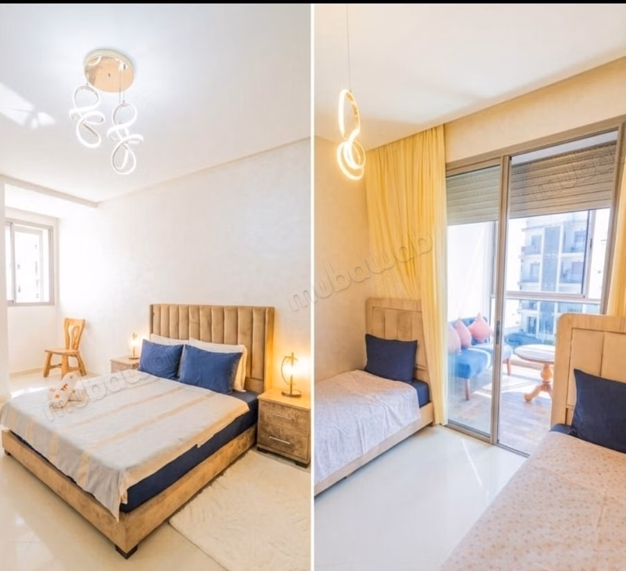 Stunning apartment for rent in El Mansouria. 10 rooms. Well furnished