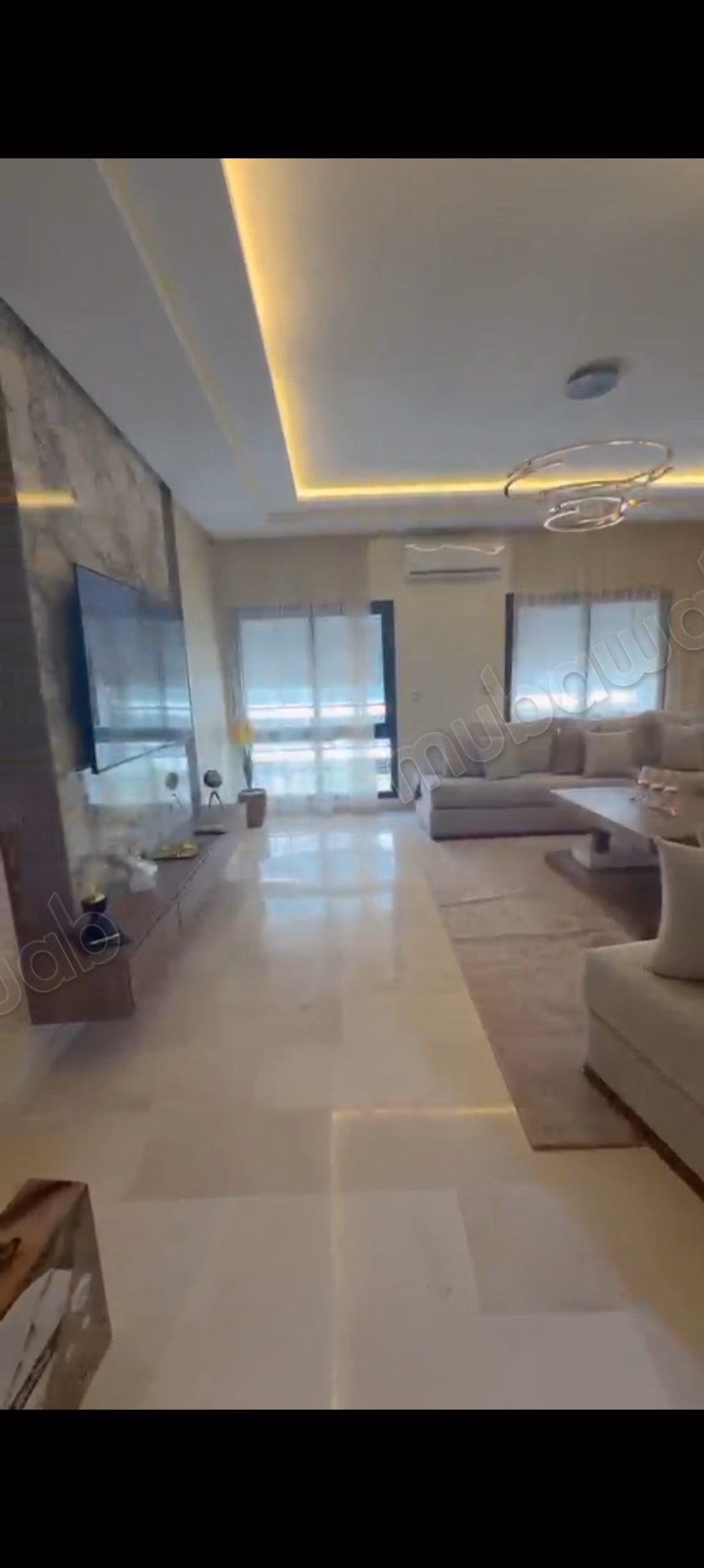 Rent an apartment in Tangier City Center. 3 beautiful rooms. Furnished