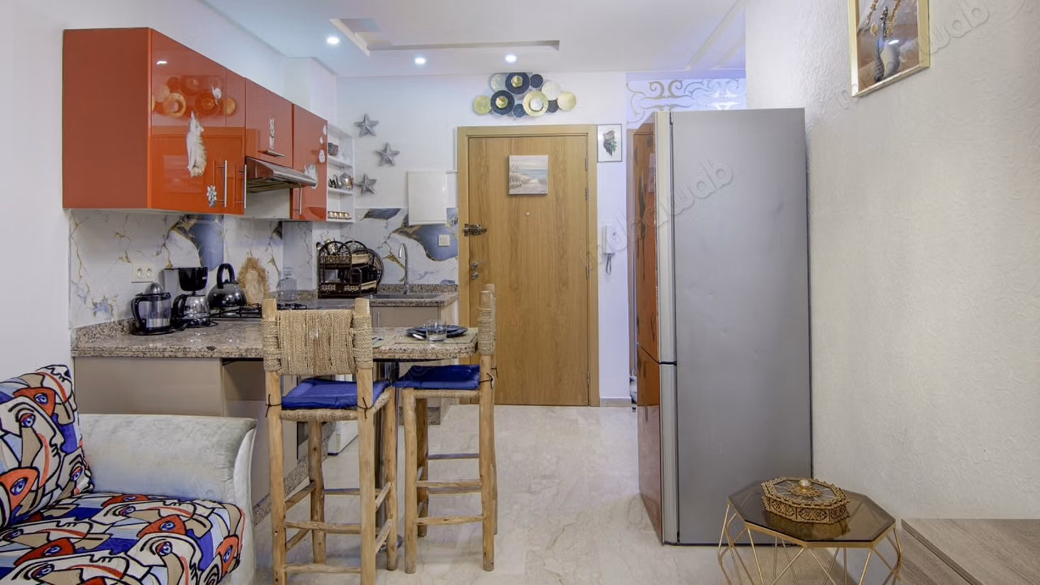 Monolocale ben arredato in affitto a Hivernage