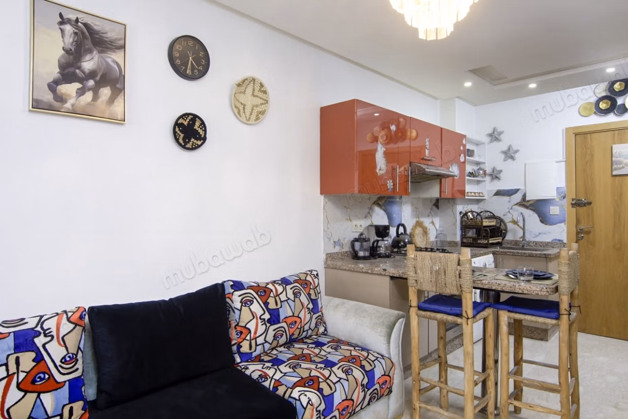 Monolocale ben arredato in affitto a Hivernage