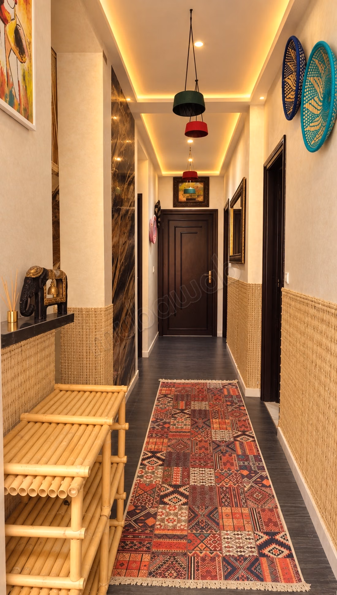 Seasonal rental in Ennakhil Palmeraie. 2 bedrooms. Washing machine