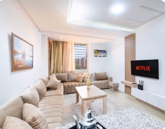 Superb apartment for rent in Marjane. 1 Room. Furnished