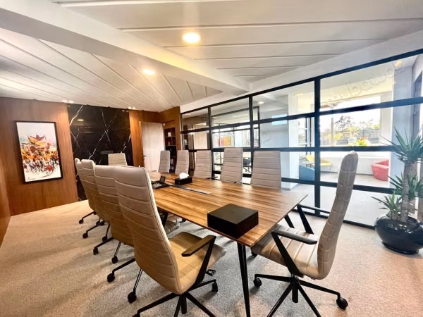 Sala de reuniones premium con jardín - Anfa