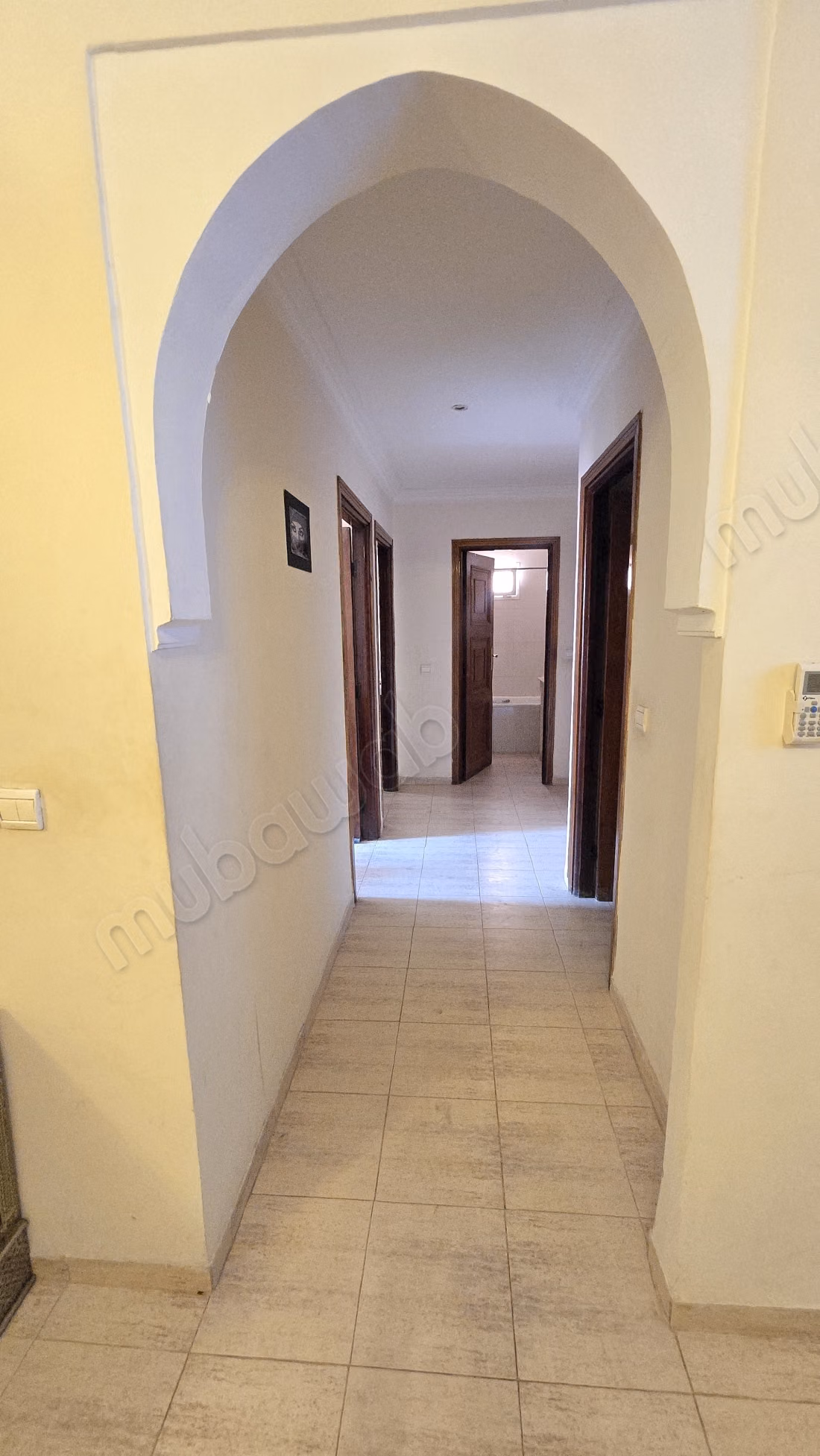 Appartementen te huur in Guéliz. 2 mooie kamers. Versterkte deur, Marokkaanse woonkamer