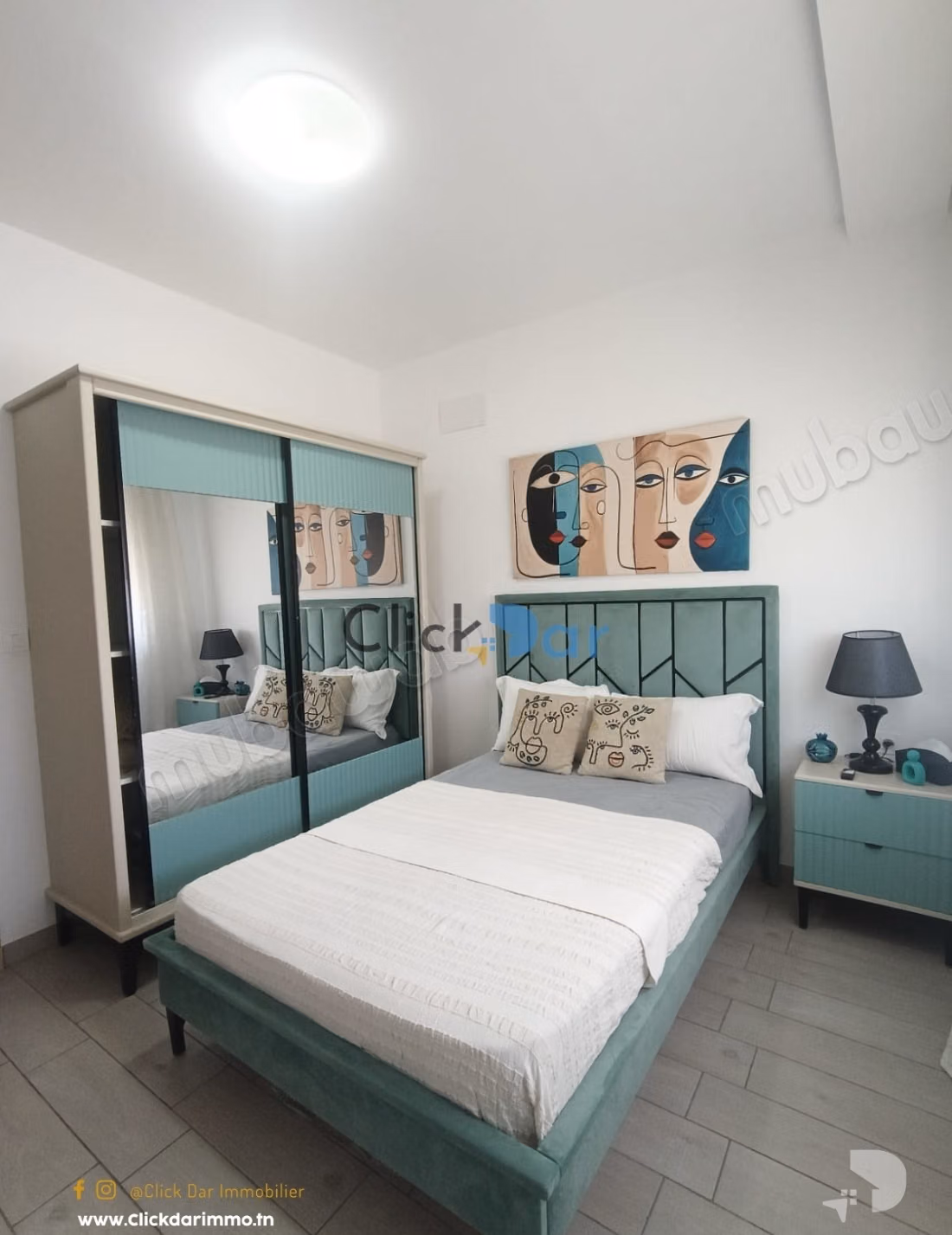 Appartement S2 location annuelle Hammamet