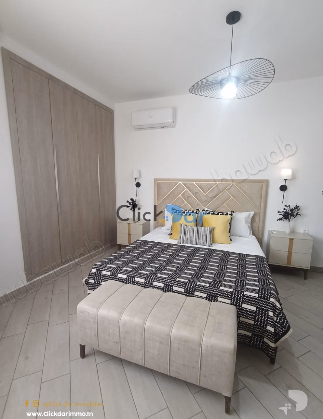 Appartement S2 location annuelle Hammamet
