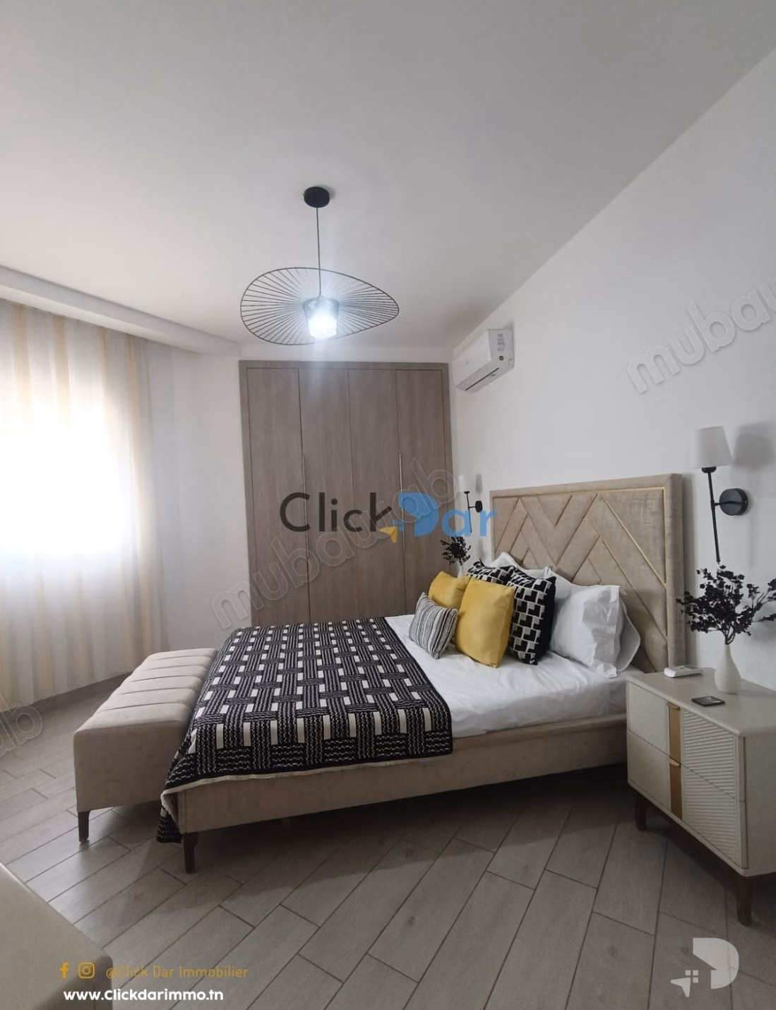 Appartement S2 location annuelle Hammamet