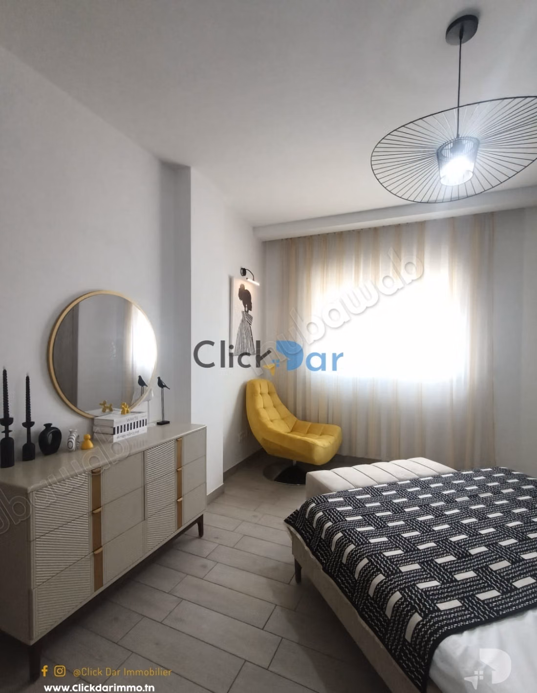 Appartement S2 location annuelle Hammamet