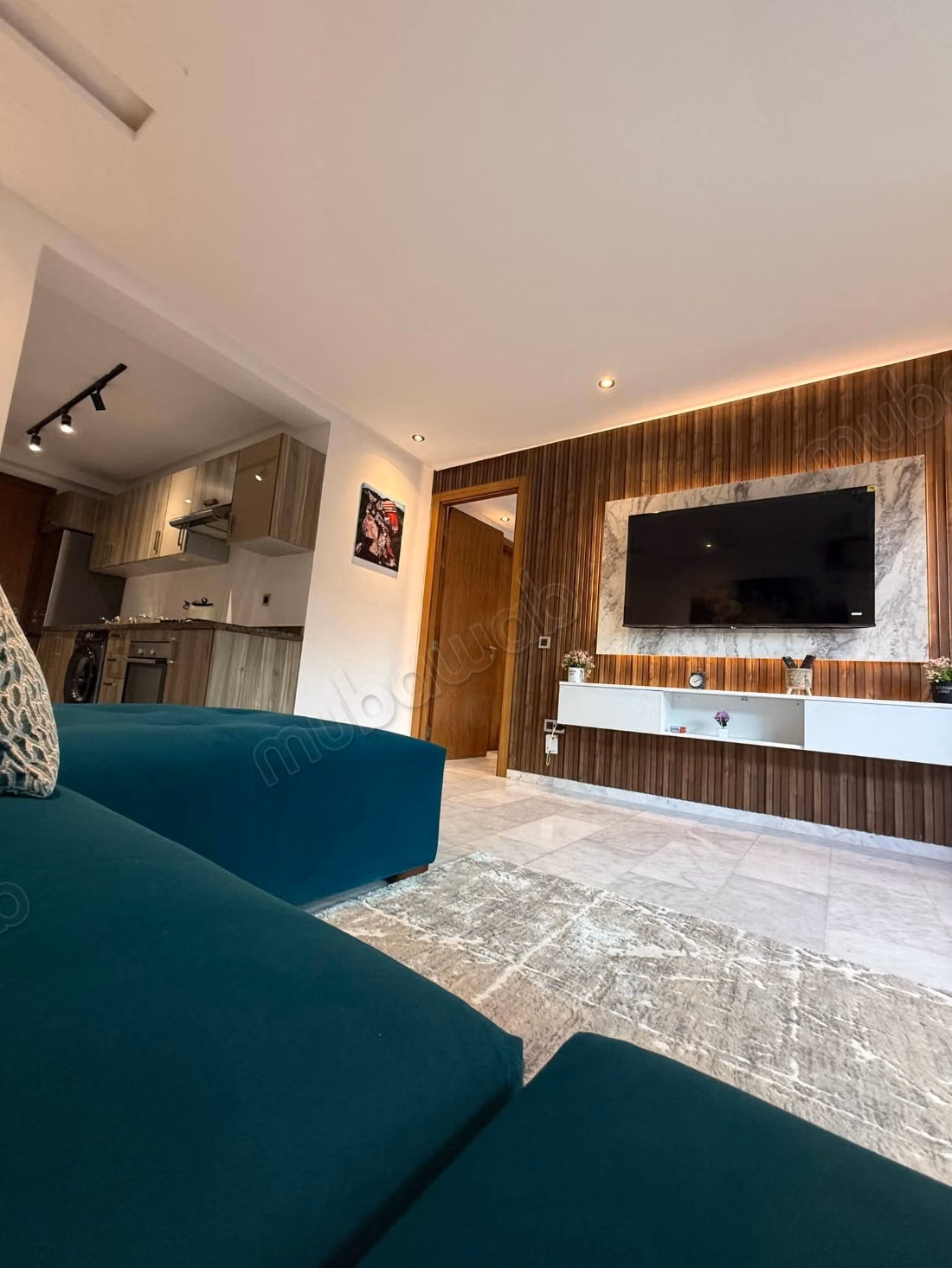 Superbo studio moderno arredato in affitto nel quartiere degli ospedali Anoual Casablanca Marocco