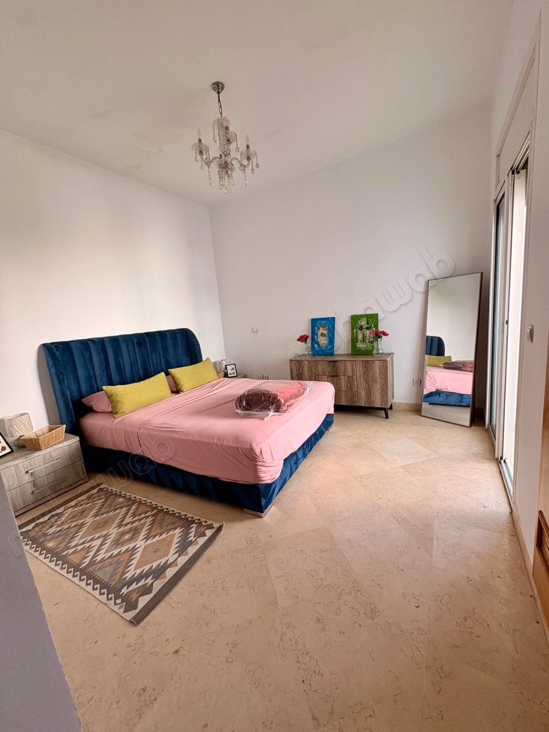 Superbe Appartement bien meublé à louer à Témara 
Ouled Metaa, bien ensoleillé