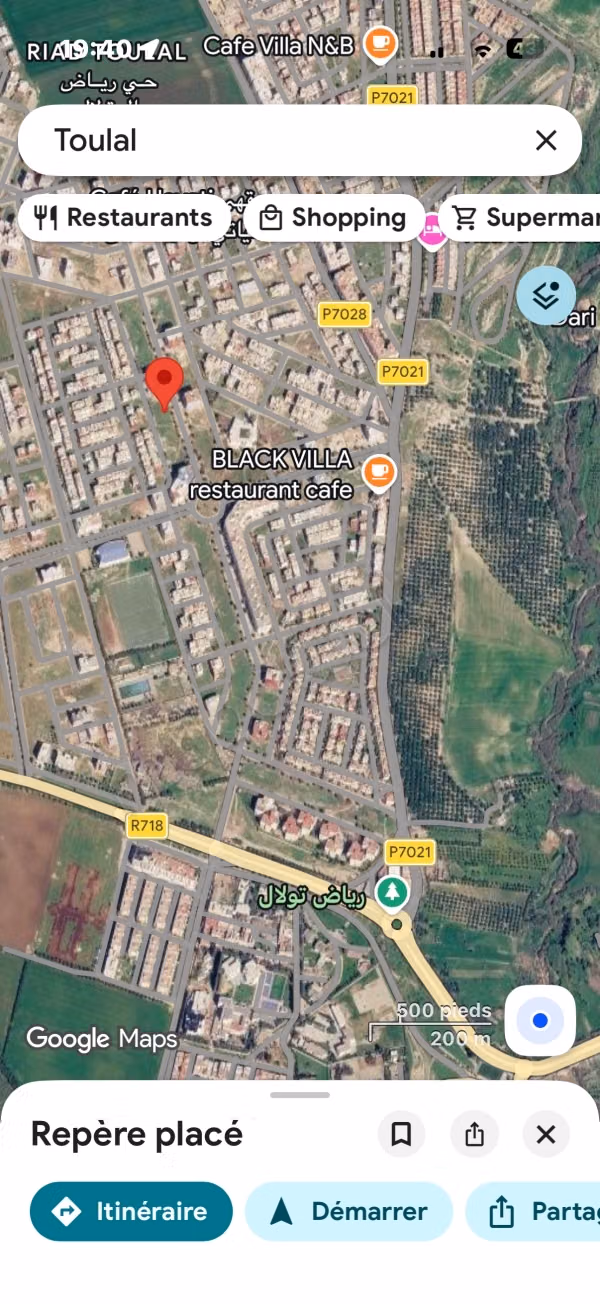 Beautiful land for sale in Toulal. Total area 460 m²