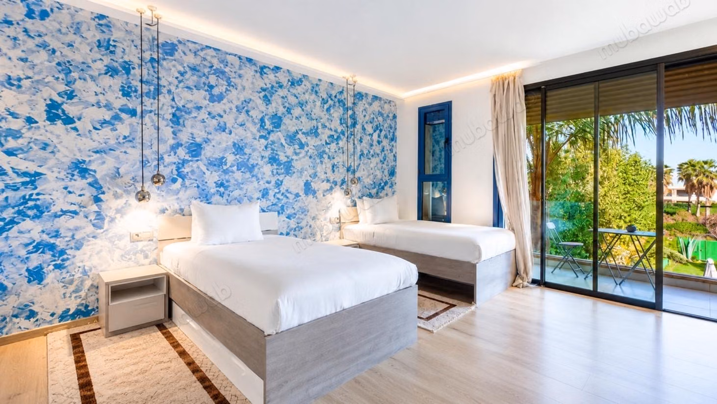 Luxury villa rental on Route Amizmiz. 4 comfortable rooms. Well furnished