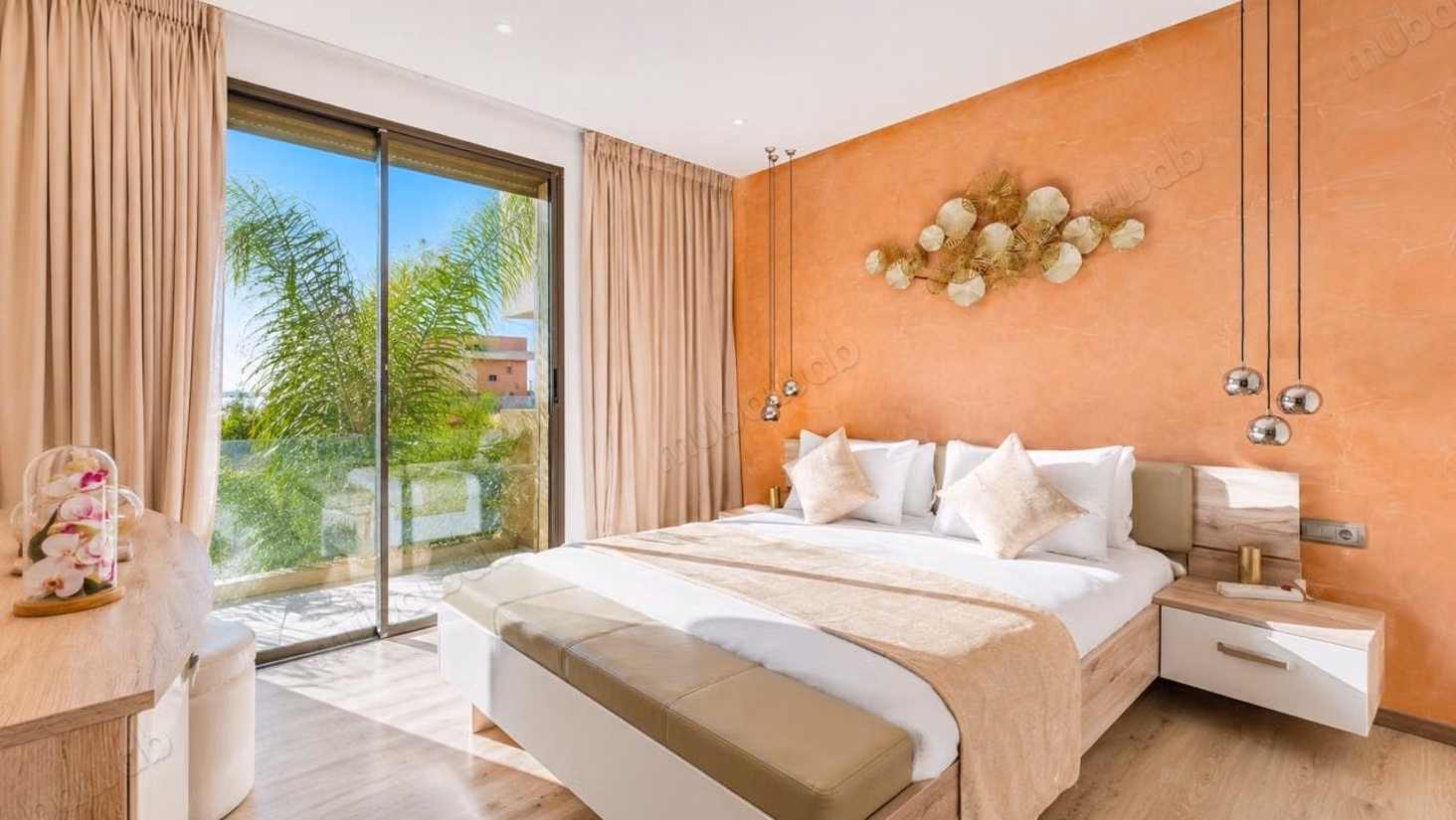 Luxury villa rental on Route Amizmiz. 4 comfortable rooms. Well furnished
