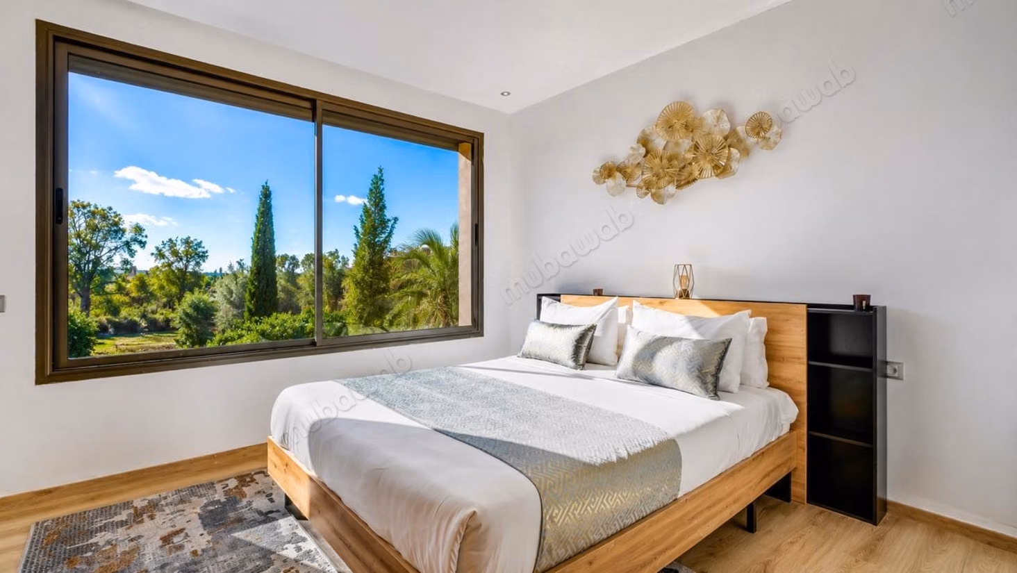Luxury villa rental on Route Amizmiz. 4 comfortable rooms. Well furnished