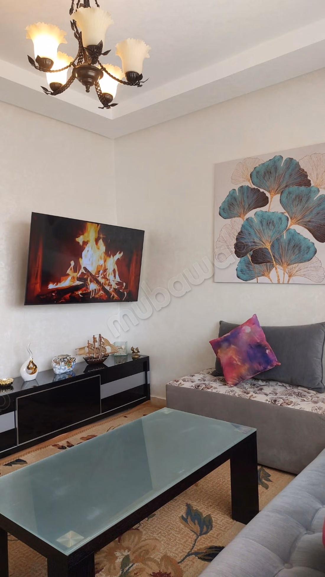 Affitta questo appartamento a El Mansouria. Superficie 58 m². Arredato