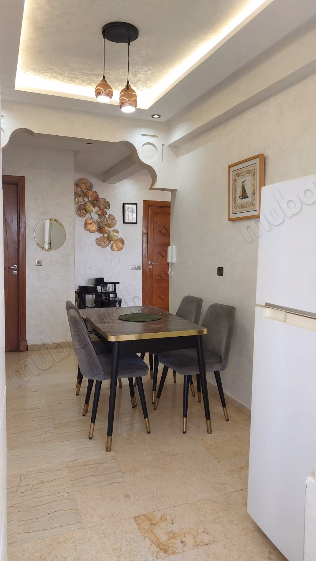 Affitta questo appartamento a El Mansouria. Superficie 58 m². Arredato