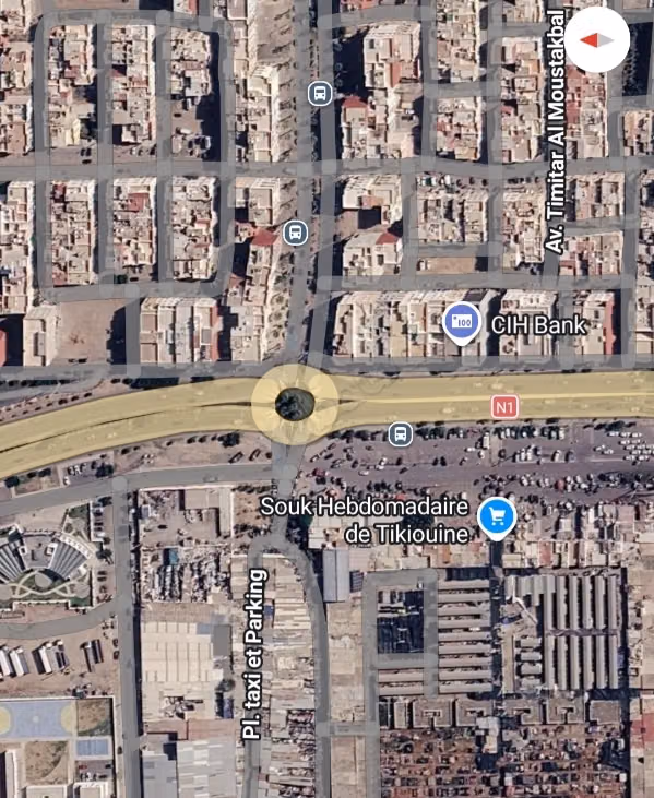 Vente de terrain à Hay Zaytoun.
Superficie 400 m²