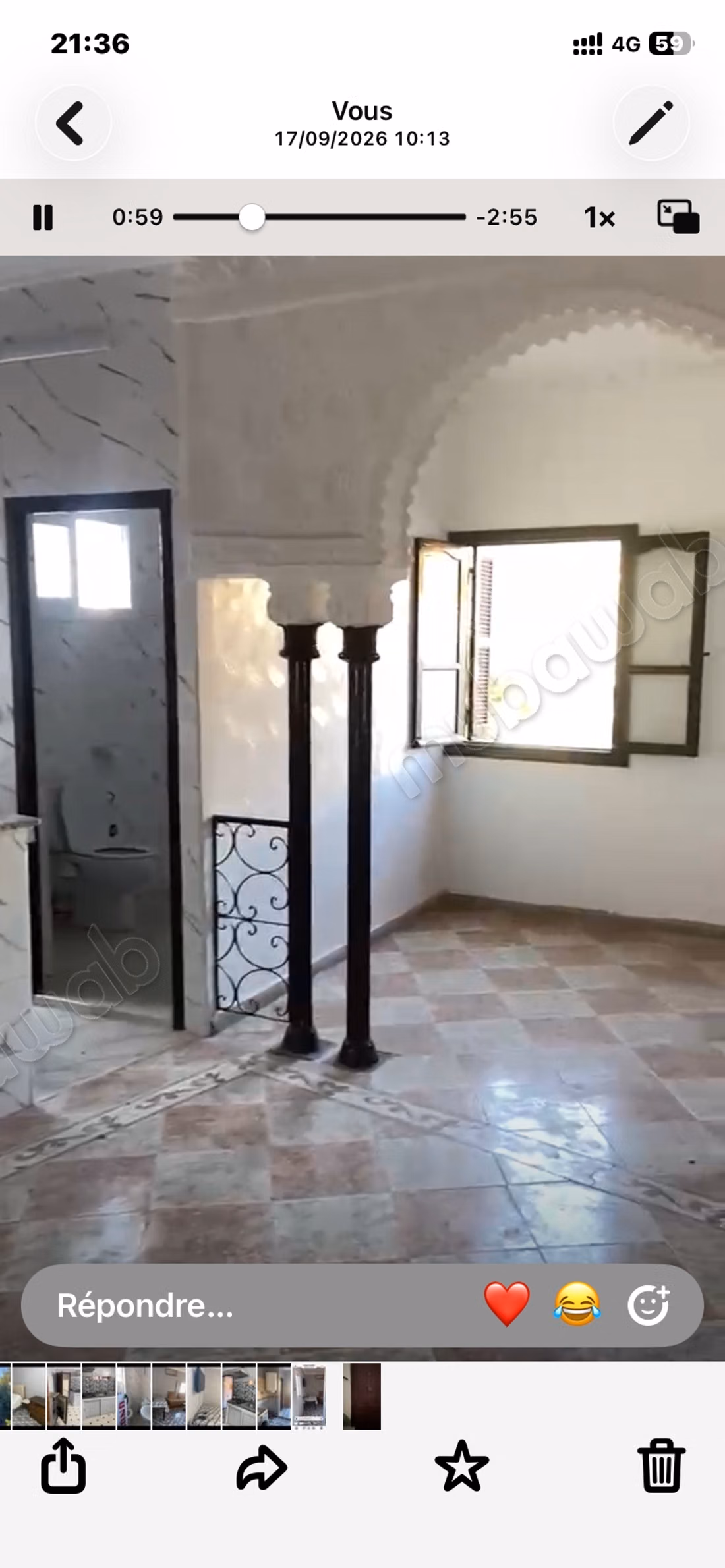 Appartamento in affitto a Draoua. 3 camere confortevoli. Sistema satellitare e residenza sicura
