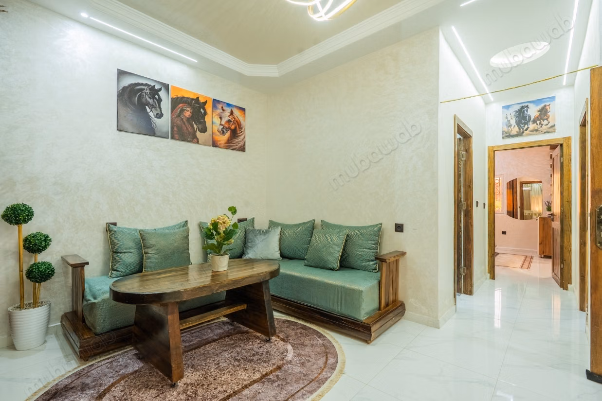 Furnished apartment with garden in Ghazoua