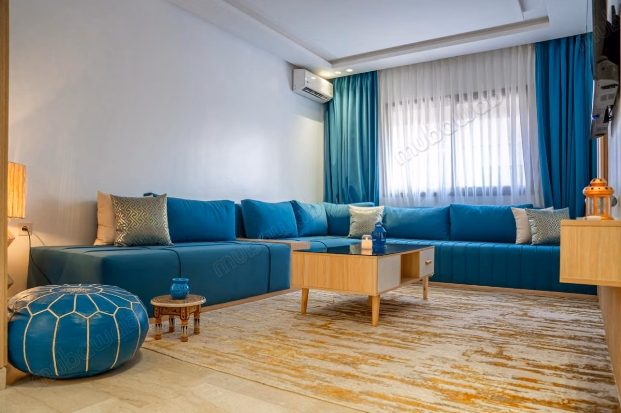 Beautiful apartment for sale in Gueliz. Total area 45 m². Windows with double glazing and secure door