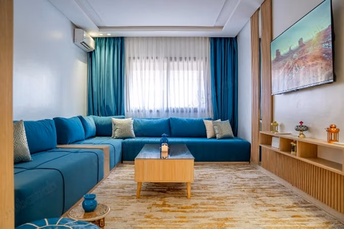 Beautiful apartment for sale in Gueliz. Total area 45 m². Windows with double glazing and secure door