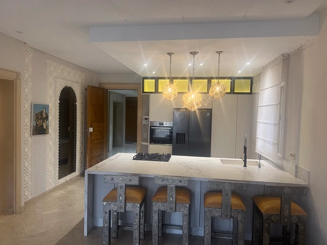 Exceptional garden-level apartment in Dar Bouazza