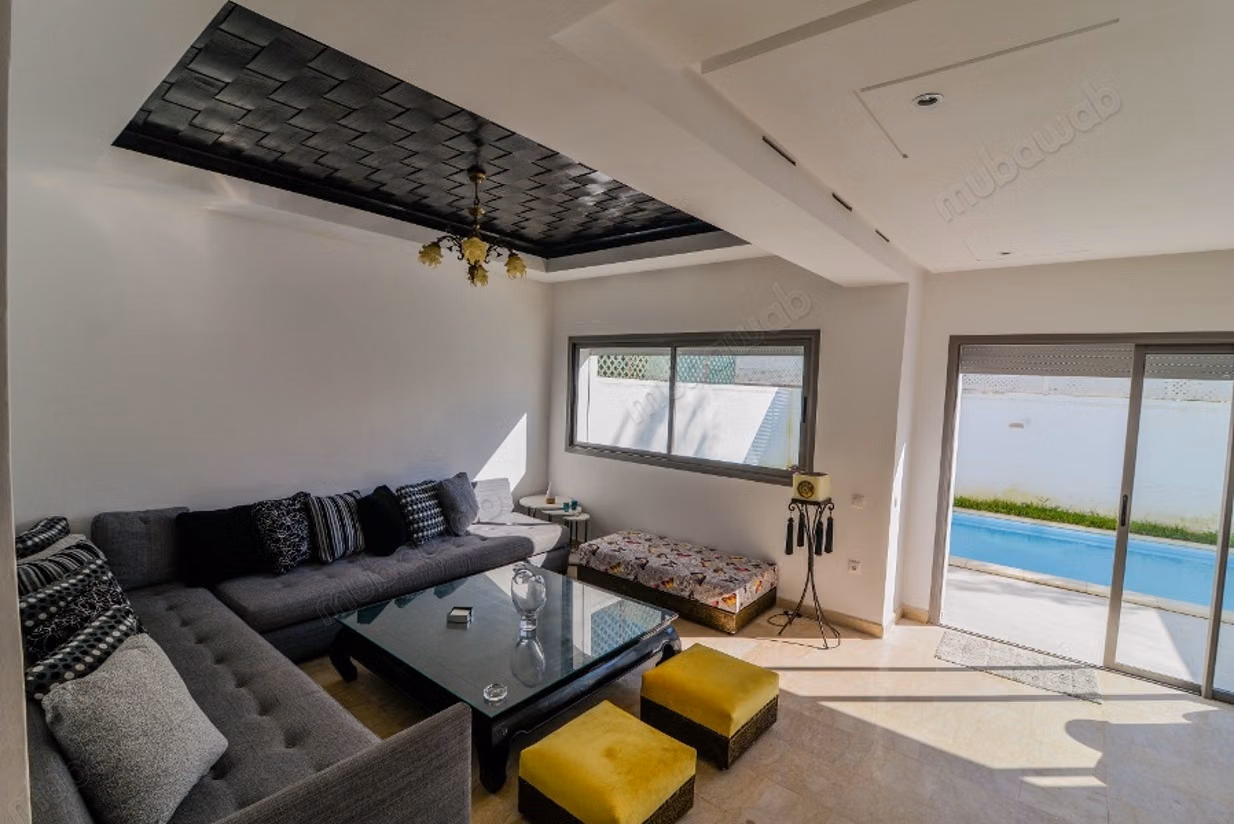 Modern villa 171m² with pool and garden – Dar Bouazza