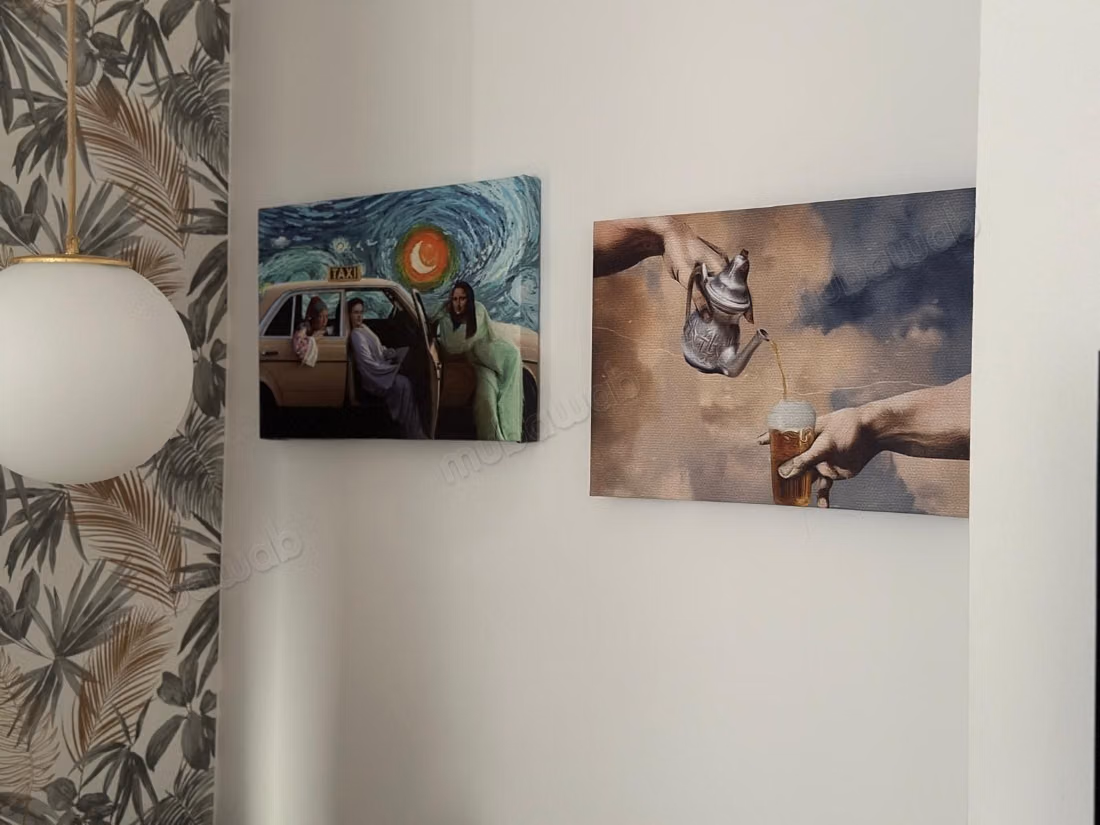 Apartamento amueblado de 2 habitaciones en alquiler en Abwab Guéliz