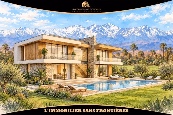 11.000 m² perceel te koop op Route de l’Ourika – Toeristisch gebied, bestemd voor villa-constructie