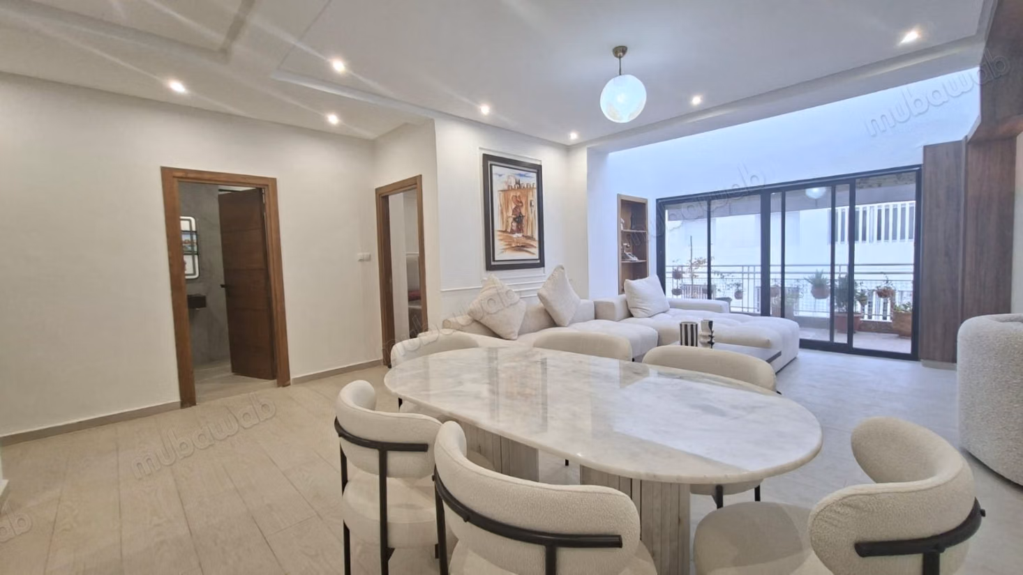 Appartement Meublé de 2 chambres à Hassan