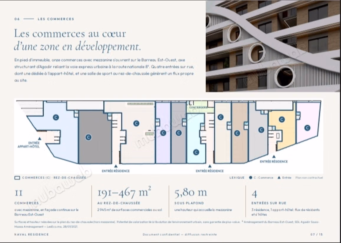 Apartment & studio & shop for sale in Agadir