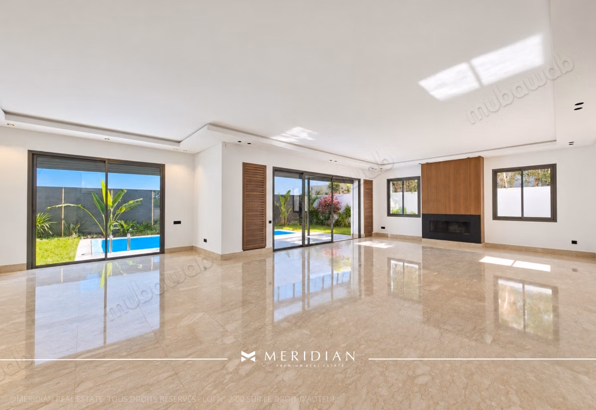 Villa contemporaine neuve à louer à Ain Diab