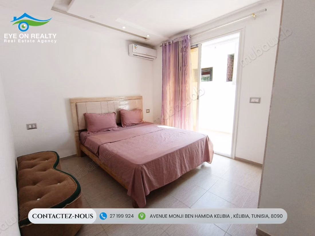 Furnished S2 apartment for rent in Kélibia