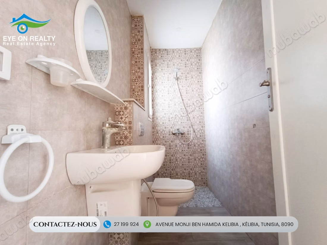 Furnished S2 apartment for rent in Kélibia