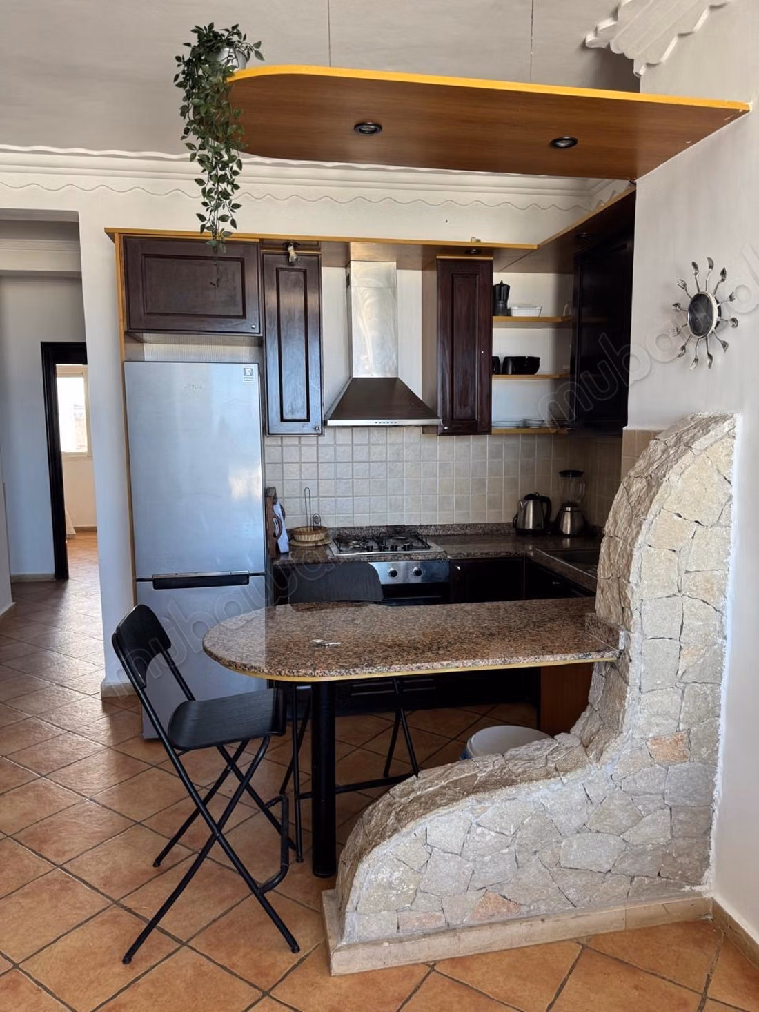 Bel appartement en location à Dar Bouazza. 3 pièces. Meublé