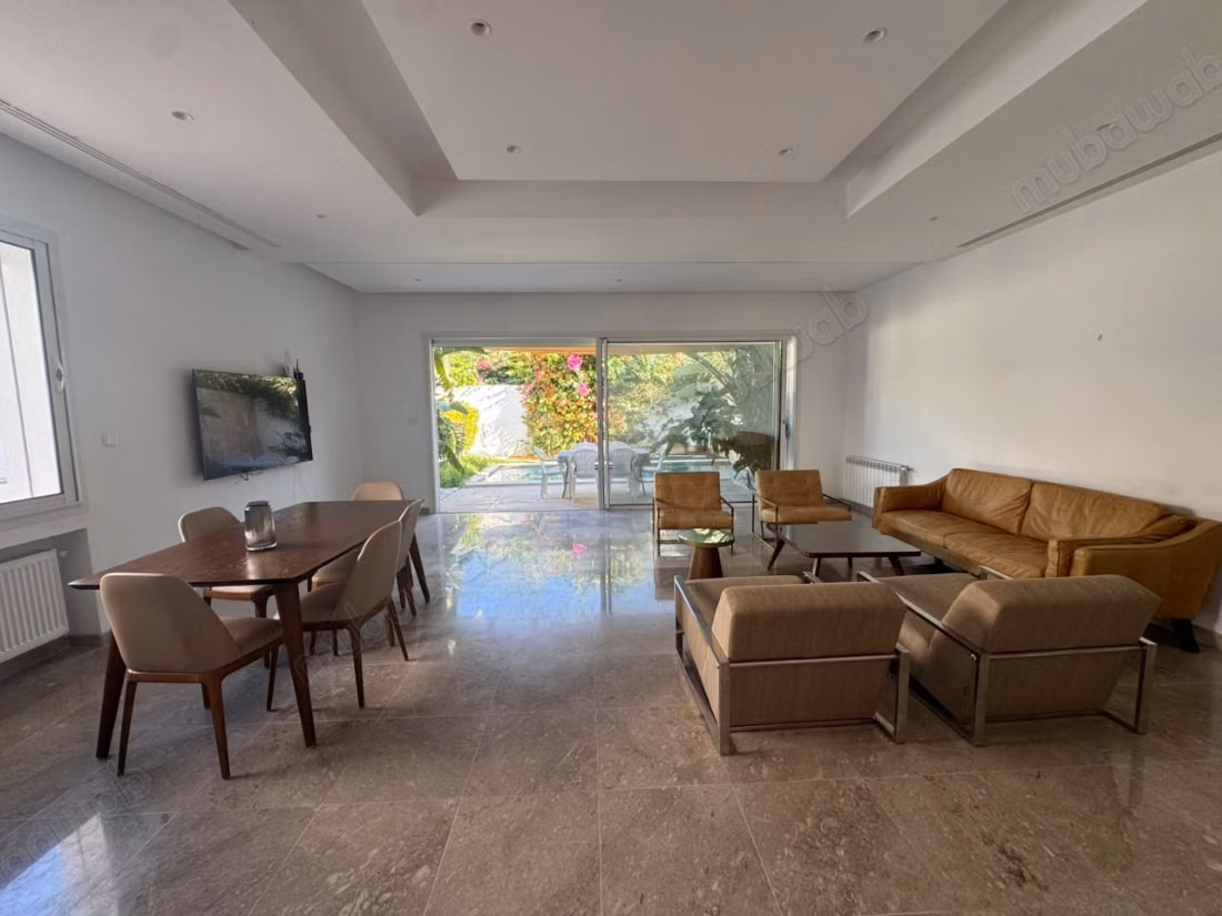 Villa S4 furnished or empty with pool and garden