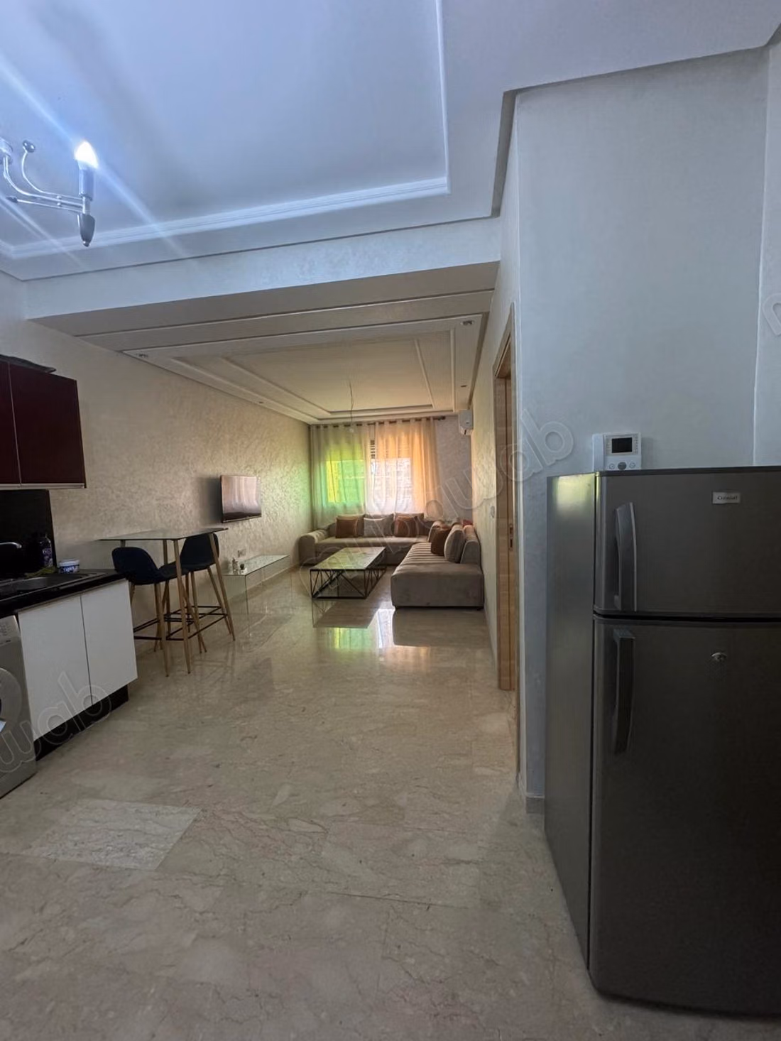 Bel appartement en location à Belvédère. 1 chambre. Bien meublé