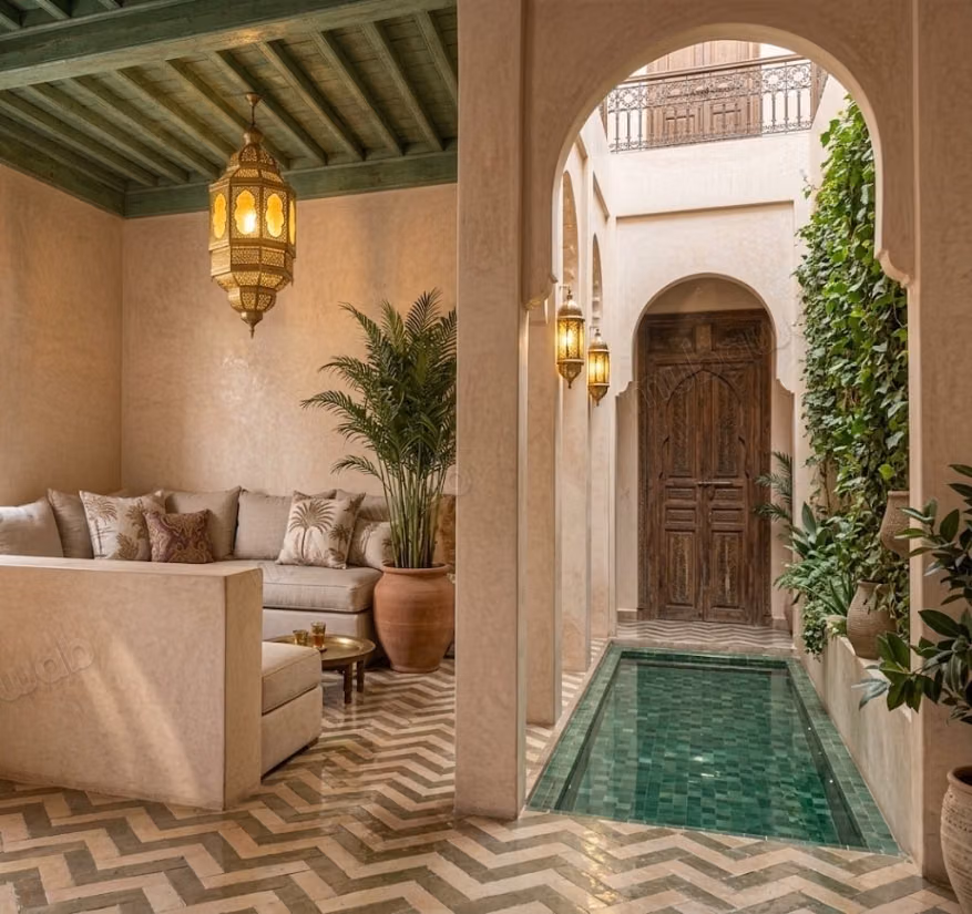 Vente d'un superbe riad 4 chambres avec piscine
