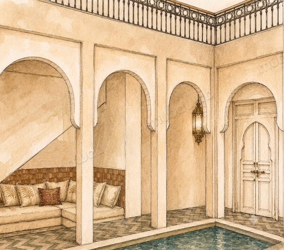 Sale of a superb riad with 4 bedrooms and a pool