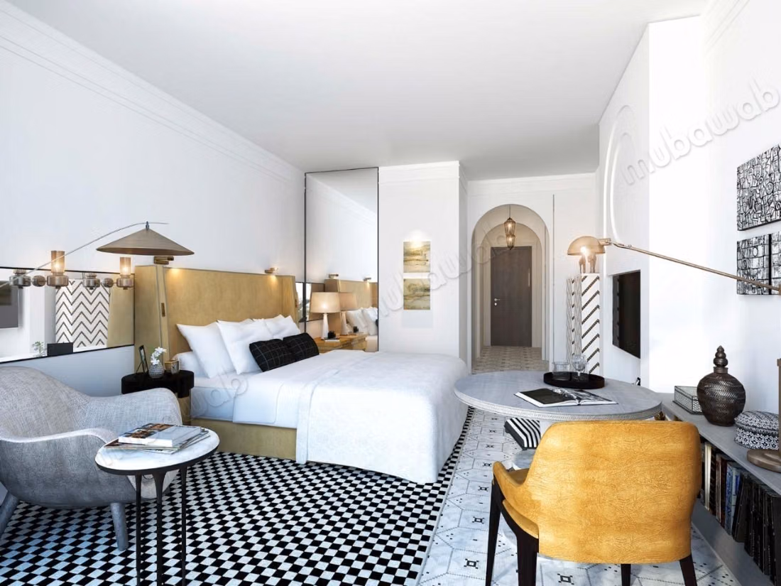 1-slaapkamer appartement met groot terras – Fairmont Residences La Marina Rabat Salé