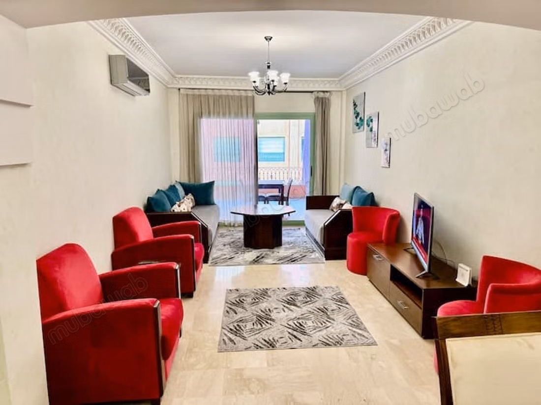 Prachtig appartement te huur in Hivernage. 3 comfortabele kamers. Goed ingericht