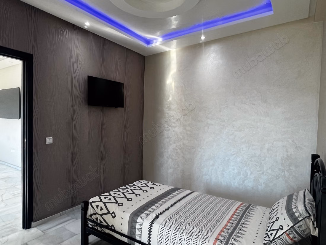 Gemeubileerd appartement te huur in Jirari Tanger 2 slaapkamers