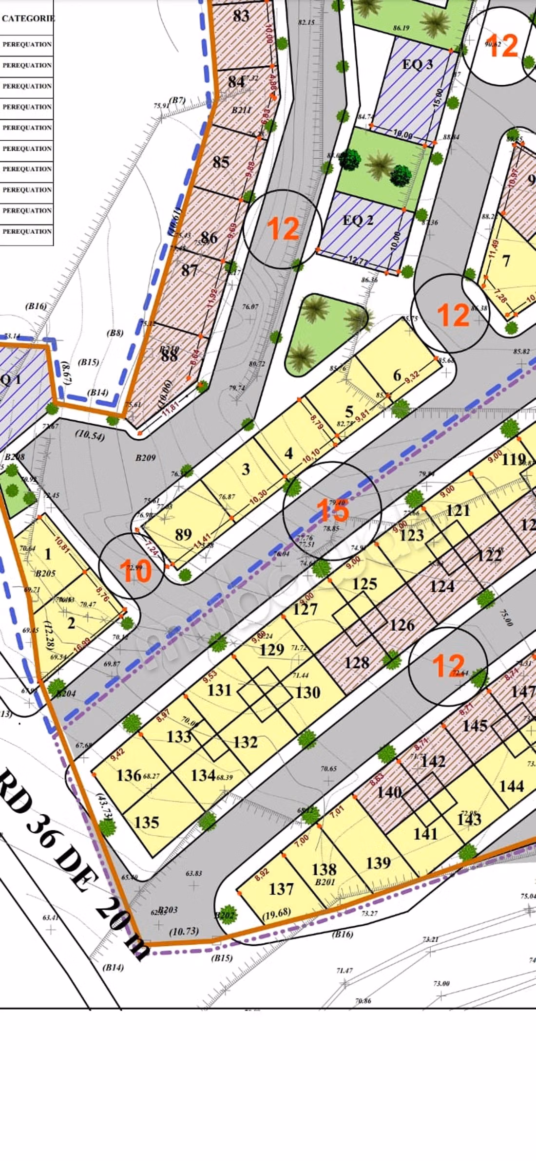 Perceel te koop in Tanger Mghogha lot R2 weg 12