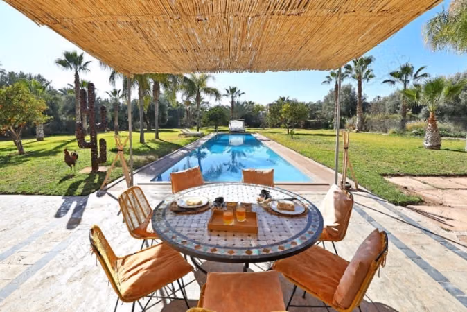 Villa 4 000 m² – Résidence sécurisée, Palmeraie