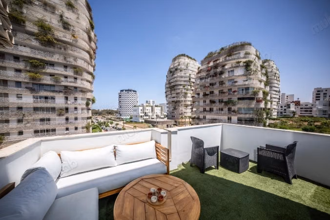 Magnifique appartement avec terrasse meublé modern