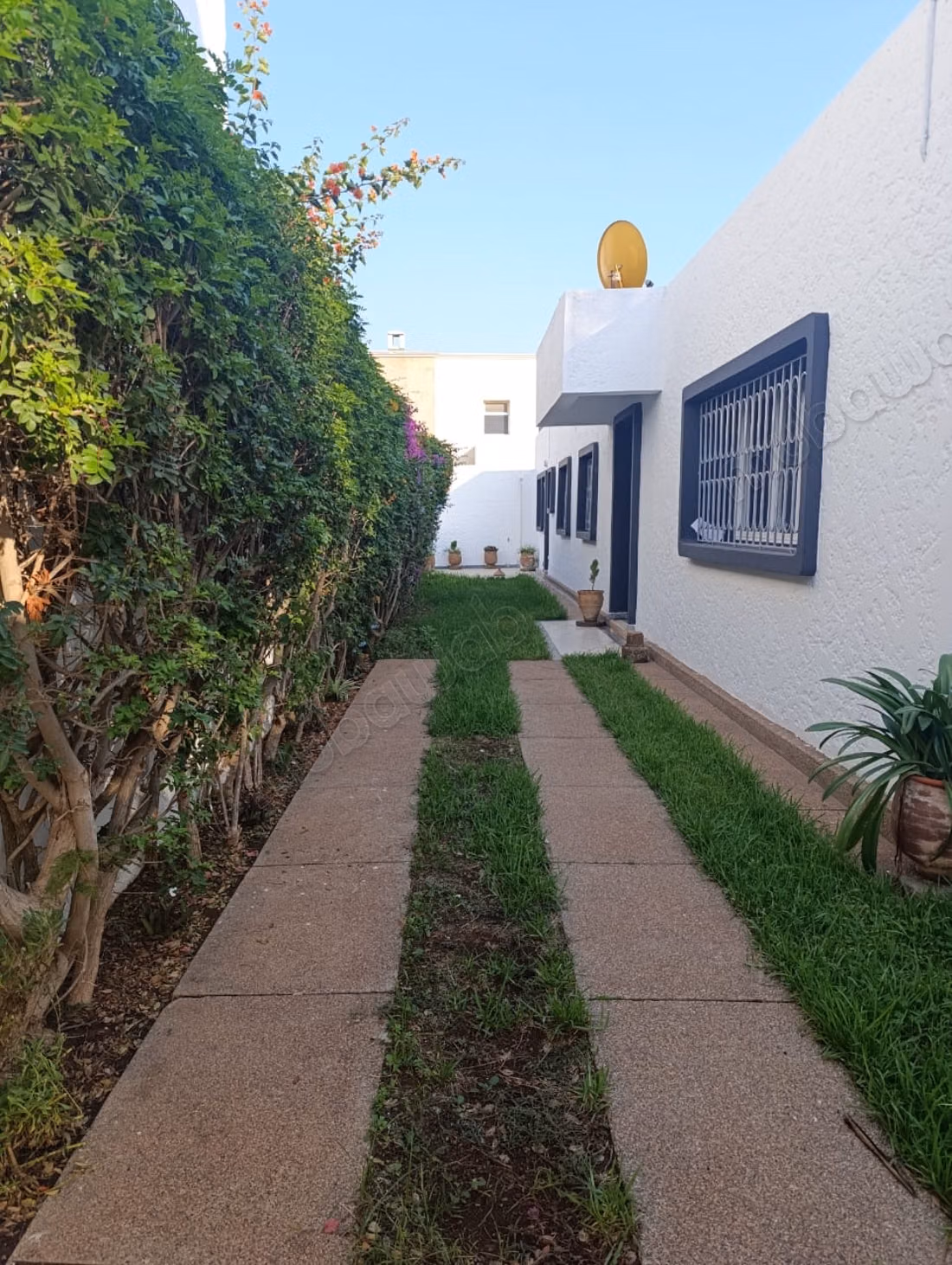 Location villa plein pied à Oasis.
Superficie 200 m².
Salon européen