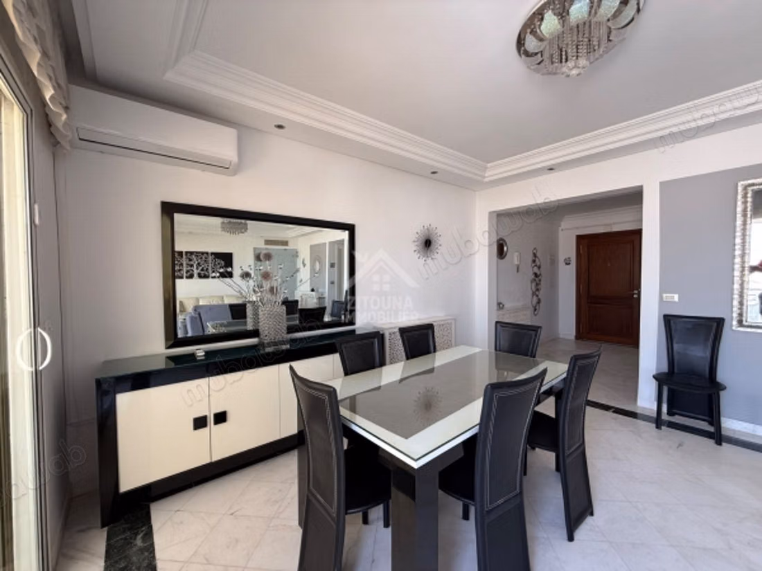 A louer un appartement meublé avec vue mer à Kheireddine